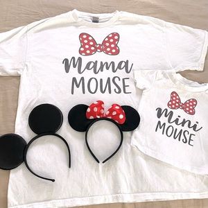 Mommy and Me Disney Matching Shirts and Ears set